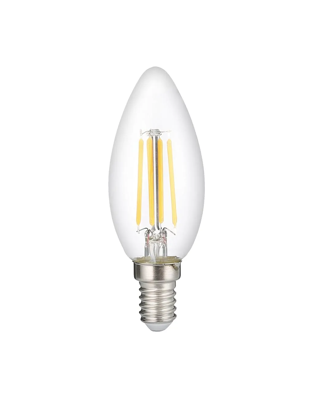 Лампа светодиодная филаментная PLED OMNI 6Вт C35 4000К нейтр. бел. E14 230В/50Гц CL JazzWay 5020511