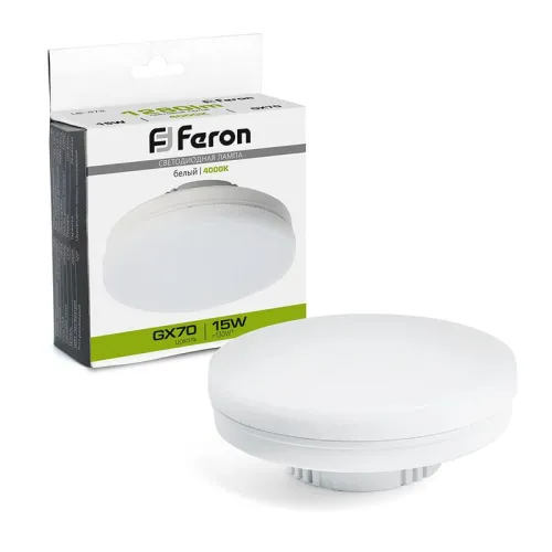 Лампа светодиодная LB-472 15Вт 4000К GX70 230В FERON 48304