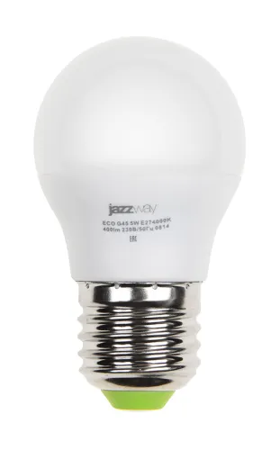 Лампа Jazzway LED G45 5w Е27 4000K ECO
