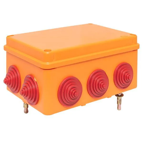 Коробка огнестойкая E90 150х110х70мм 6п с клеммником 1.5-10кв.мм IP55 EKF plc-kmrf-150-6-10