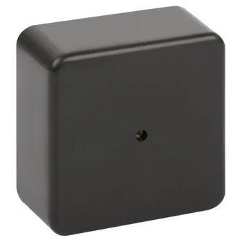 Коробка распаячная 100х100х50мм без клеммы IP40 черн. BS-B-100-100-50 Эра Б0061805