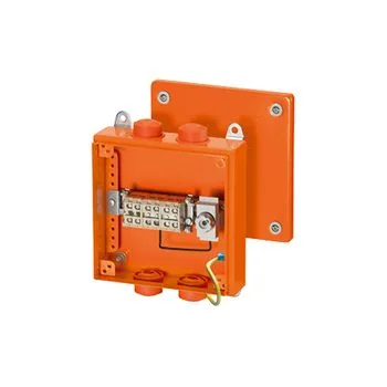 Коробка клеммная 200x200x80 IP65 пожаростойкая FK 9259, 4 EDKF40, вв.на 11-30 мм, 5-п. кл.1,5-10мм2