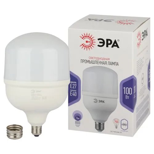 Лампа светодиодная высокомощная STD LED POWER T160-100W-6500-E27/E40 100Вт T160 колокол 6500К нейтр.
