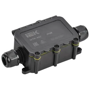 Коробка распределительная герметичная WTP-407 3 ввода IP68 IEK UWB10-T-450-40-03-68