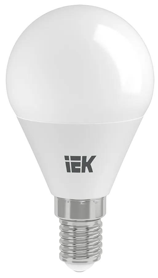 Лампа светодиодная Eco G45 3Вт шар 4000К нейтр. бел. E14 216лм 230-240В IEK LLE-G45-3-230-40-E14