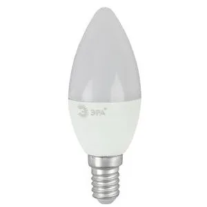 Лампа LED В35- 8w-827-Е14 ЭРА ECO (593587)