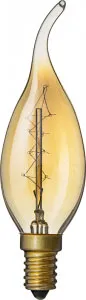 Лампа накаливания ЛОН 40Вт Е14 230В NI-V-FC-C-40-230-E14-CLG | 71952 | Navigator
