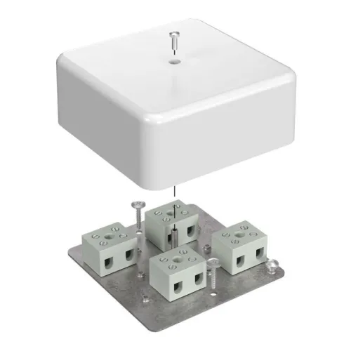 Коробка огнестойкая для кабель-канала 40-0470-FR10.0-8 Е15-Е120 103х103х45 Промрукав 40-0470-FR10.0-