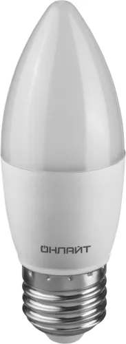 Лампа светодиодная 15вт OLL-C37-15-230-4K-E27-FR ОНЛАЙТ