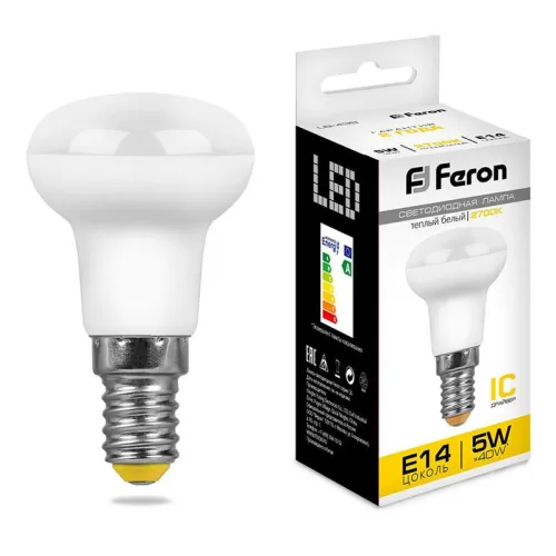 Лампа светодиодная LB-439 5Вт R39 рефлектор 2700К E14 230В FERON 25516