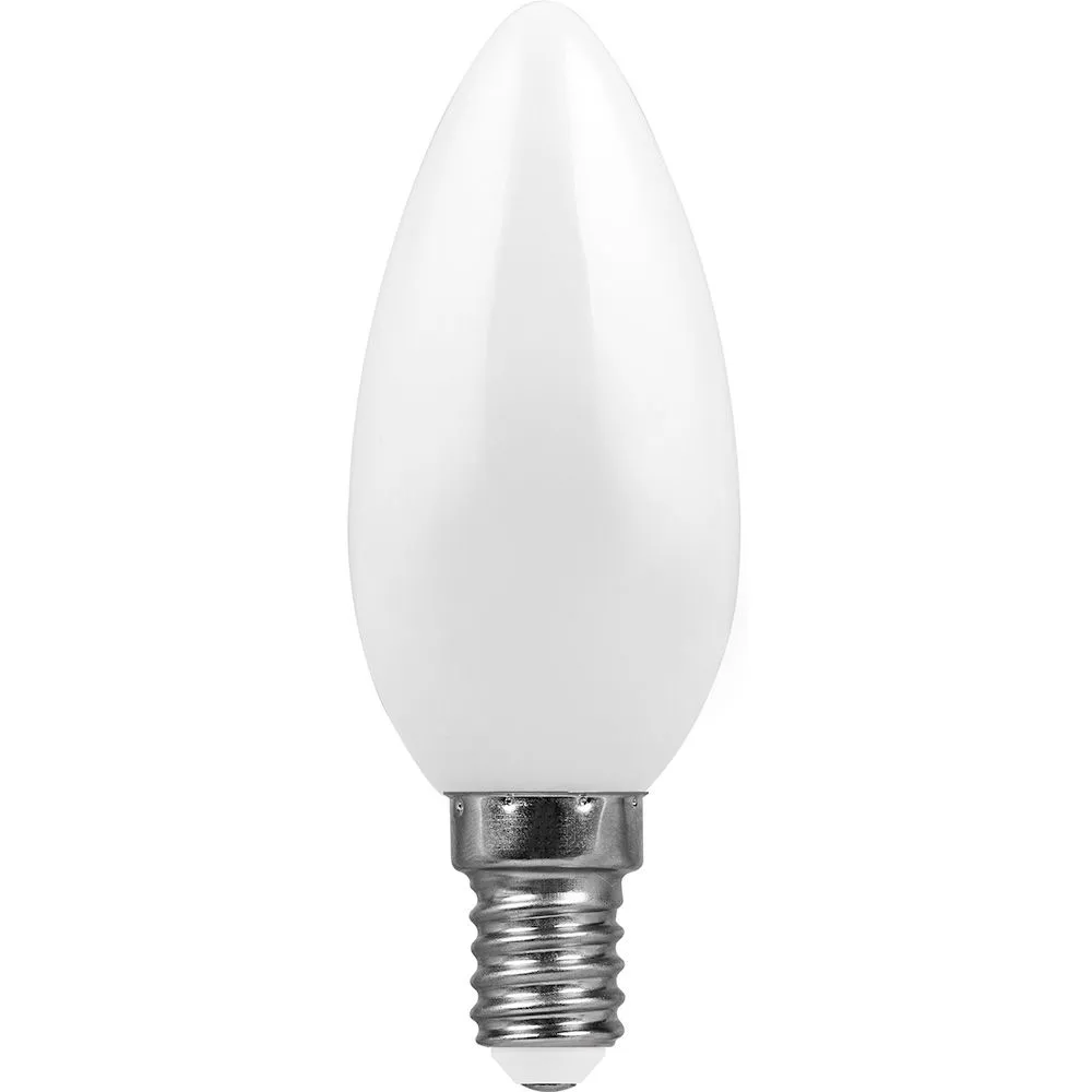 Лампа светодиодная LB-66 7Вт матовая 2700К E14 230В FERON 25785