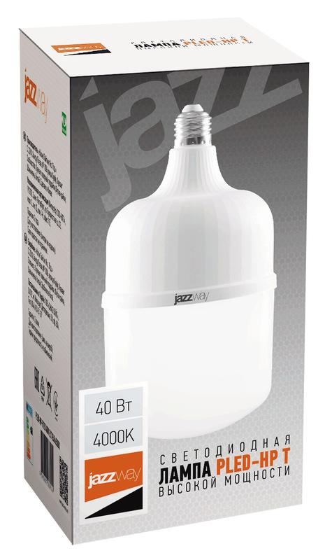 Лампа светодиодная мощная PLED-HP-T120 40w 4000K E27 220/50 | .1038920A | Jazzway