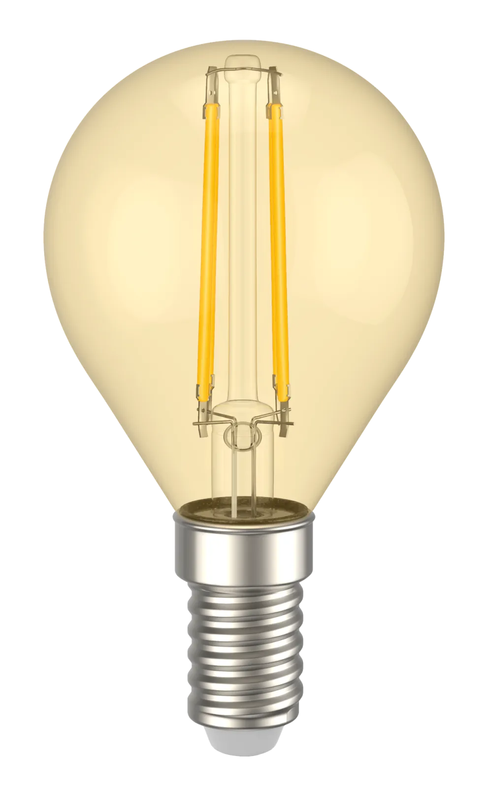 Лампа светодиодная LED G45 шар золото 7Вт 230В 2700К E14 серия 360° | LLF-G45-7-230-30-E14-CLG | IEK
