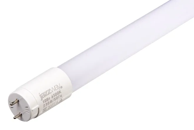 Лампа светодиодная 10 Вт G13 4000 K 800 Lm 220 град PLED T8 JAZZWAY .5003033