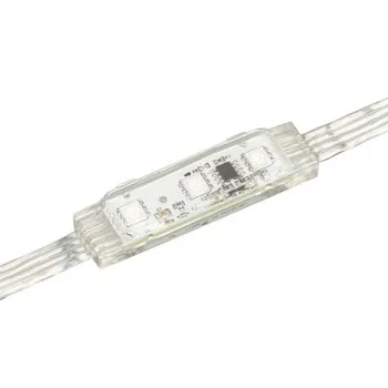 Модуль управляемый DMX-B3 12В RGB (0.72Вт IP68 140 deg) (пластик ) Arlight 036773