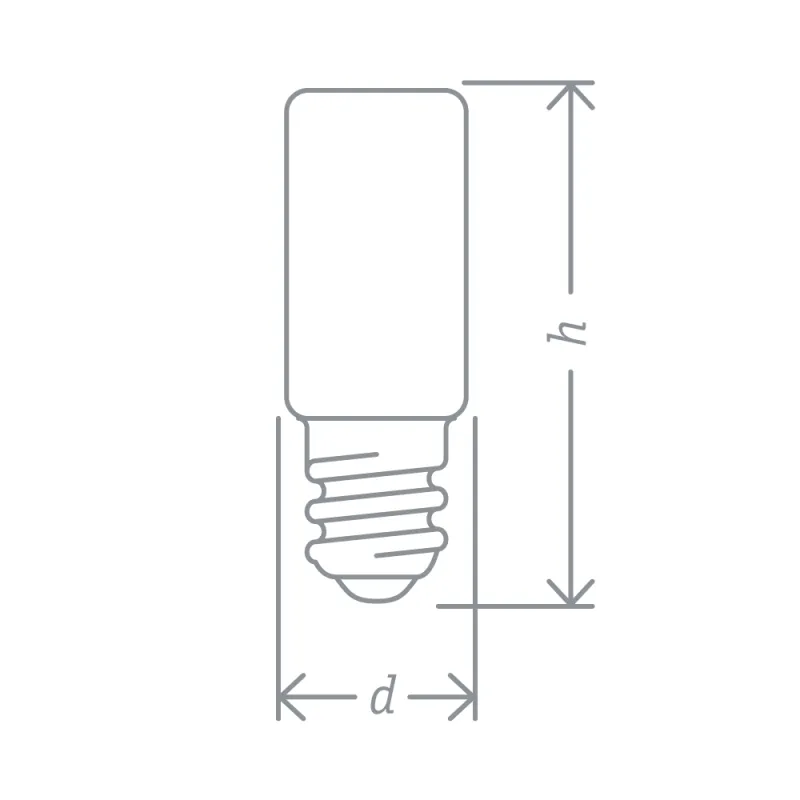 Лампа светодиодная LED 3,5Вт Е14 230В 3000К NLL-T26-3.5-230-3K-E14 прозрачная (чистая) | 71831 | Nav