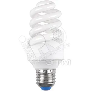 Лампа спираль КЭЛP-FS Е27 15Вт 4000К IEK-eco