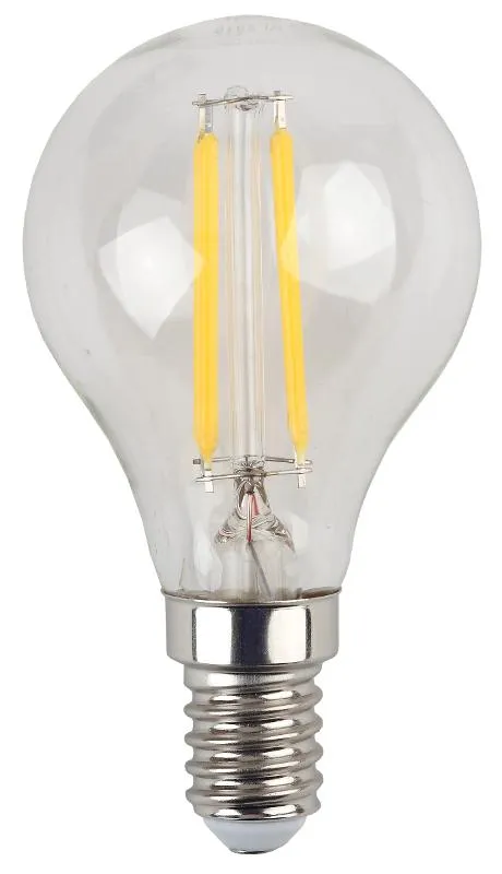Лампа светодиодная LED 5Вт E14 220В 2700К F-LED Р45 шар | Б0019006 | ЭРА