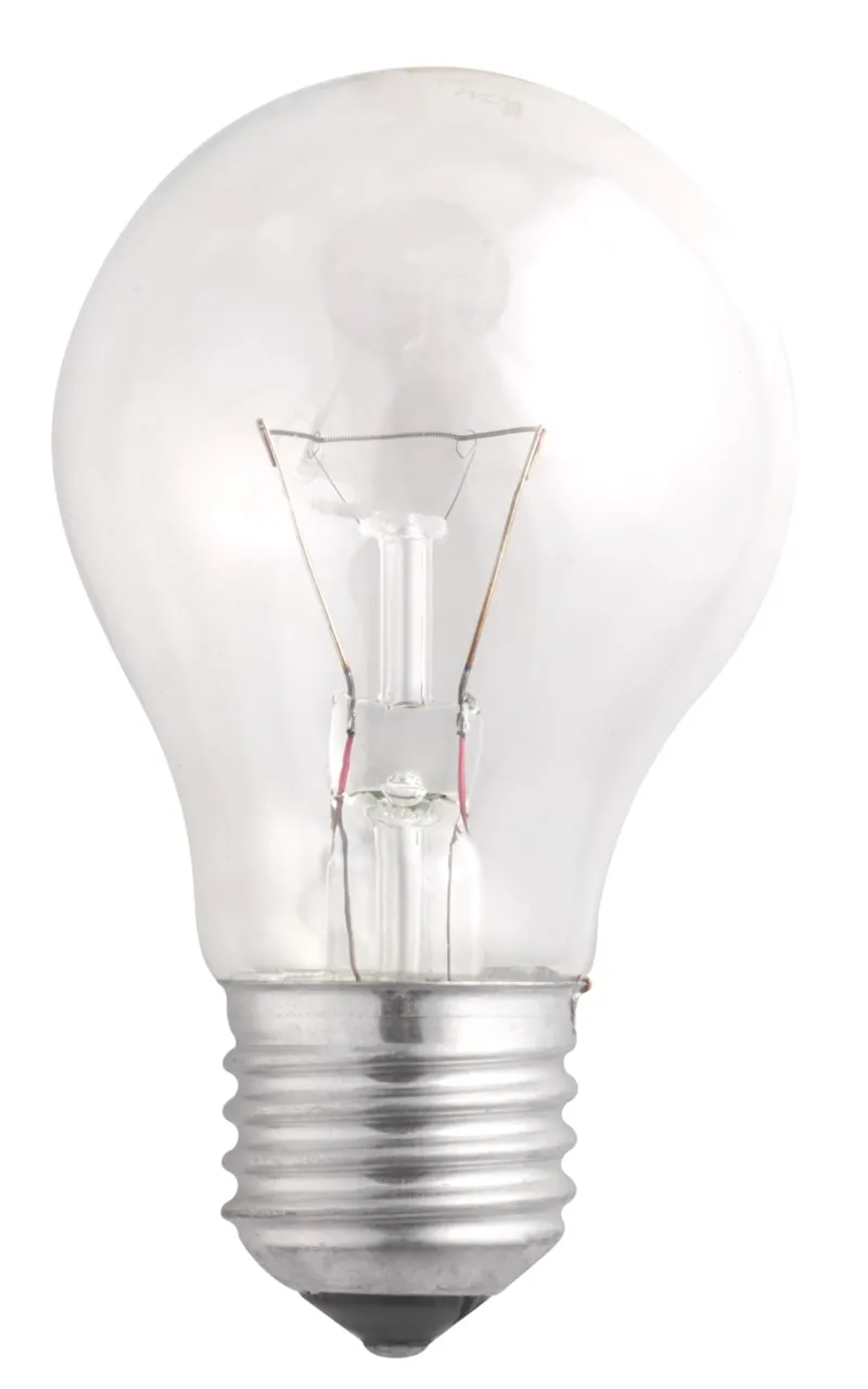Лампа накаливания ЛОН  40Вт Е27 240В A55 clear (Б 230-40-5) | 3326623 | Jazzway
