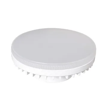 Лампа светодиодная LED 8Вт GX53 220В 3000К PLED-GX53 таблетка (плоский цилиндр) | 2855374 | Jazzway