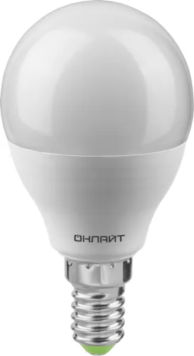 Лампа светодиодная 90 061 OLL-G45-12-230-4K-E14-FR ОНЛАЙТ 90061