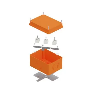 Коробка огнестойкая ОП 150х100х90мм E15-E120 RAL2004 Промрукав 40-0351-FR10.0-6