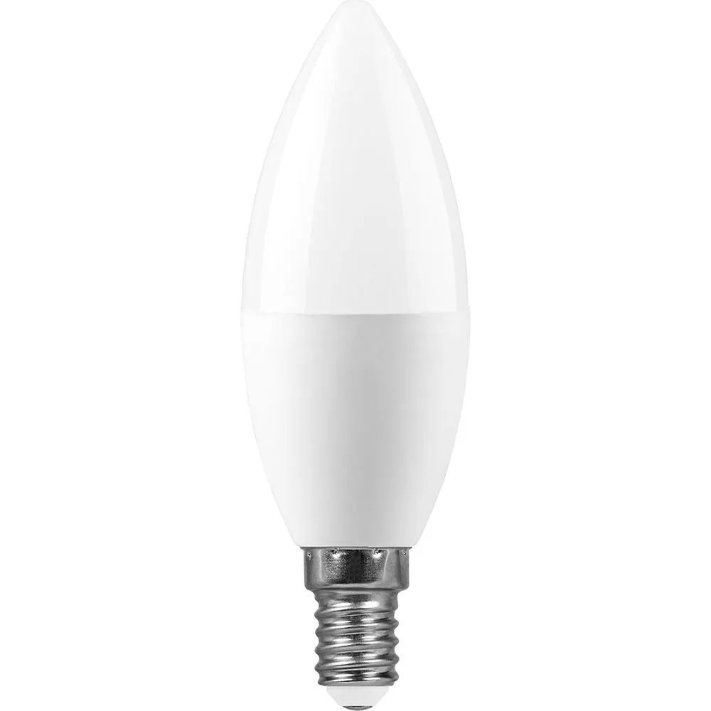 Лампа светодиодная LB-970 13Вт C37 свеча 2700К E14 230В FERON 38107