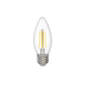 Лампа светодиодная филаментная PLED OMNI 6Вт C35 4000К нейтр. бел. E14 230В/50Гц CL JazzWay 5020511
