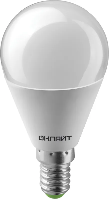 Лампа светодиодная 90 426 OLL-G45-13-230-6.5K-E14-FR (PRO 90-240В) ОНЛАЙТ 90426