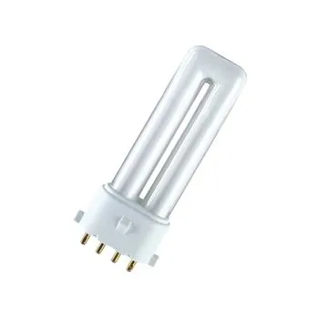 Лампа люминесцентная компакт. DULUX S/E 9W/840 2G7 OSRAM LEDVANCE 4099854123825