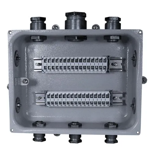 Коробка клеммная КЗНС-32 У2 32 зажима IP65 (метал. вводы) Электротехник ET002545