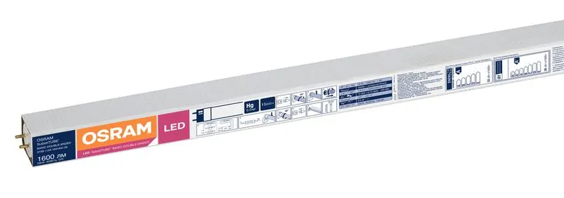 Лампа светодиодная трубчатая SubstiTUBE Basic 18W, G13, двухстороннее прямое включение ST8B-1.2M 18W