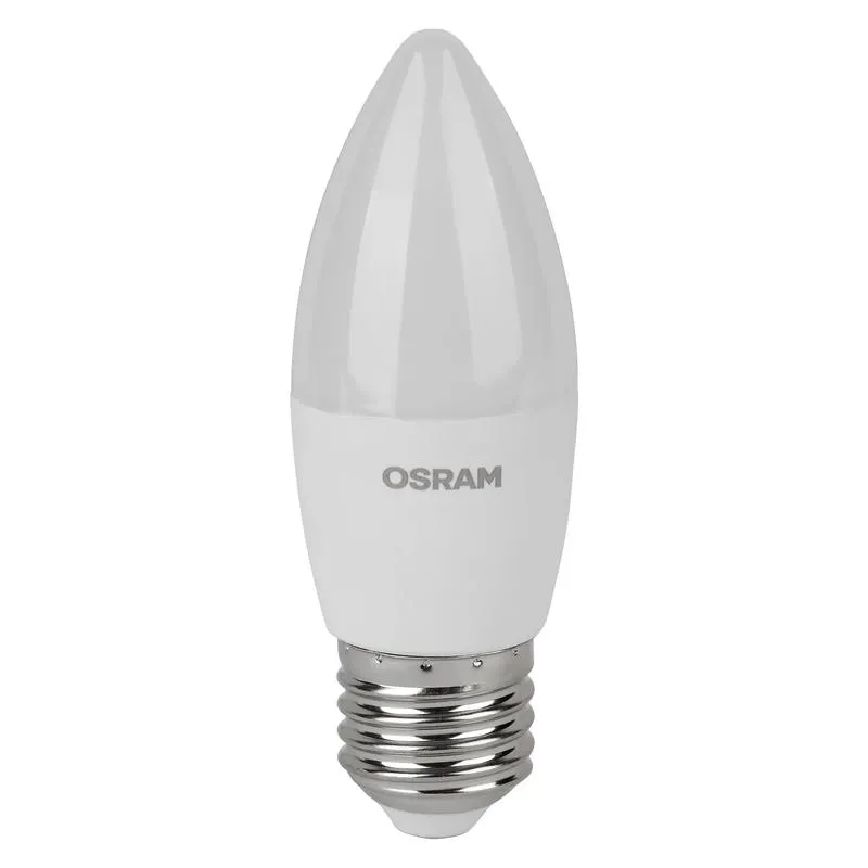Лампа светодиодная LED Value LVCLB60 7SW/830 7Вт свеча матовая E27 230В 2х5 RU (уп.5шт) OSRAM 405807