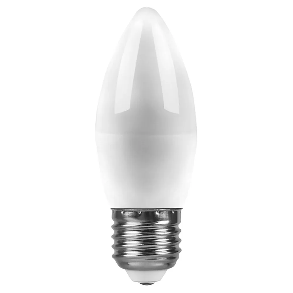 Лампа светодиодная LB-570 9Вт C37 свеча 2700К E27 230В FERON 25936