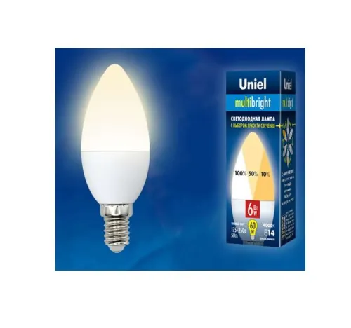 Лампа светодиодная LED-A60-10W/WW/E27/FR/MB PLM11WH Multibright 10Вт грушевидная матовая 3000К тепл.
