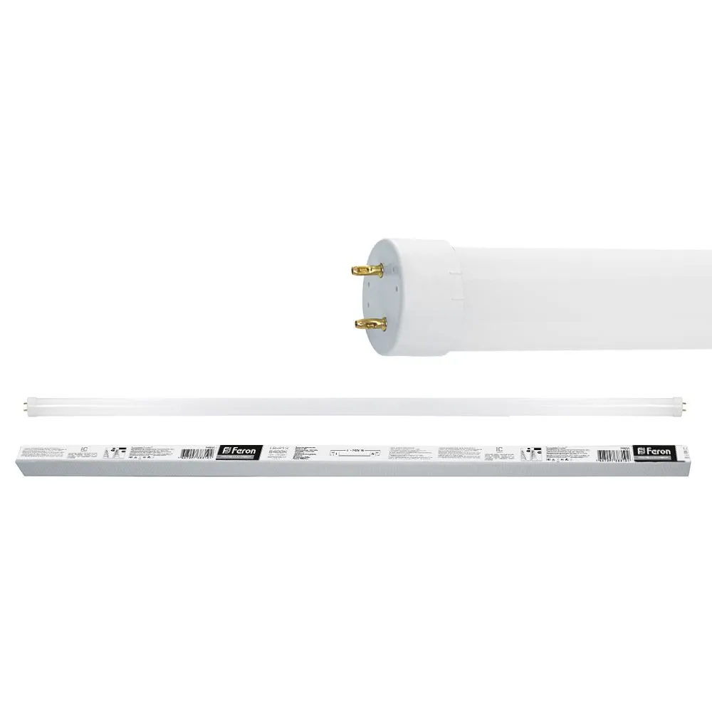 Лампа светодиодная LB-213 10Вт T8 4000К G13 230В 0.6м FERON 25497