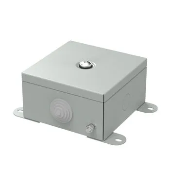 Коробка металлическая серая 110х110х65 (12 шт/кор)