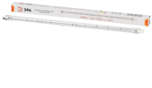 Лампа галогенная линейная  J254-1500W-R7s-230V (галоген, J254, 1500Вт, нейтр, R7s) (10/500/9000) | Б