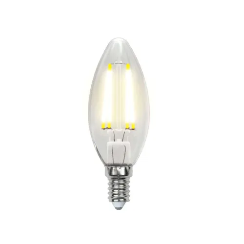 Лампа светодиодная LED-C35-6Вт/NW/E14/CL GLA01TR прозр. Uniel UL-00002198