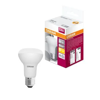 Лампа светодиодная LED STAR R63 7W, Е27 LEDSR6360 7W/830 230VFR E27 10X1 RU | 4058075282629 | Osram