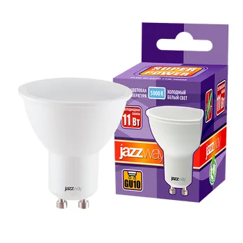Лампа светодиодная PLED- SP GU10 11w 5000K-E | .5019515 | Jazzway