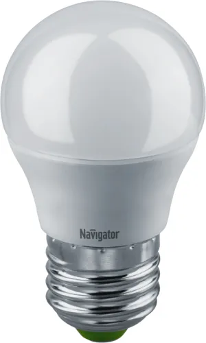 Лампа светодиодная LED 7Вт Е27 230В 4000К NLL-G45-7-230-4K-E27-DIMM диммируемая | 61381 | Navigator