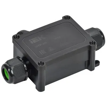 Коробка распределительная герметичная WTP-411 3 ввода IP68 IEK UWB20-T-450-40-03-68