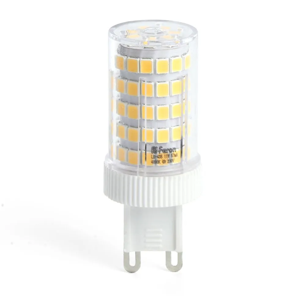 Лампа светодиодная LB-436 13Вт JCD 2700К G9 230В FERON 38152