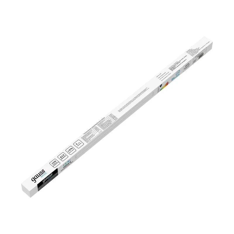 Лампа светодиодная Basic 10Вт T8 4000К G13 780лм 600мм стекло GAUSS 1930202