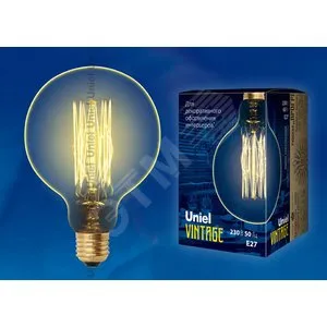 Лампа накаливания IL-V-G125-60/GOLDEN/E27 Uniel UL-00000480