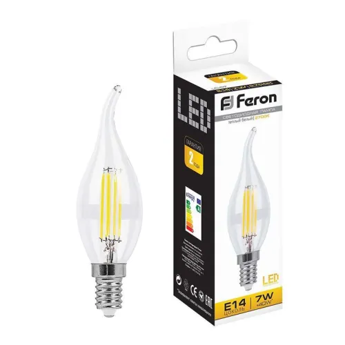 Лампа светодиодная LB-67 7Вт 2700К E14 230В FERON 25727