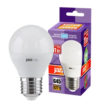Лампа светодиодная PLED- SP G45 11w E27 5000K 230/50 | .5019393 | Jazzway
