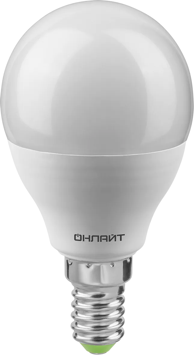 Лампа светодиодная 90 460 OLL-G45-15-230-6.5K-E14-FR ОНЛАЙТ 90460