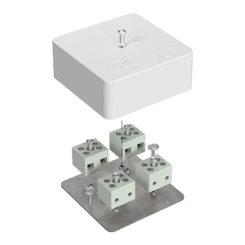Коробка огнестойкая для кабель-канала 40-0450-FR6.0-8 Е15-Е60 RAL9003 75х75х30 Промрукав 40-0450-FR6